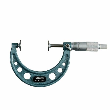 BEAUTYBLADE 2-3 in. Disk Micrometer with 0.001 in. Disc Output BE3721651